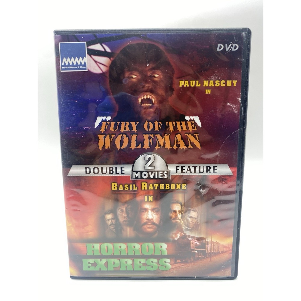 2 Movie Feature DVD Pack: Fury of the Wolfman & Horror Express NEW sealed - Picture 1 of 4